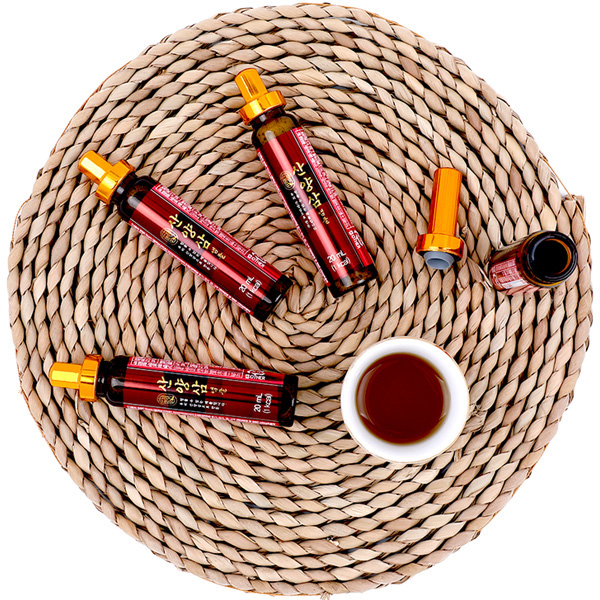 산양삼 앰플 내부 병 촬영